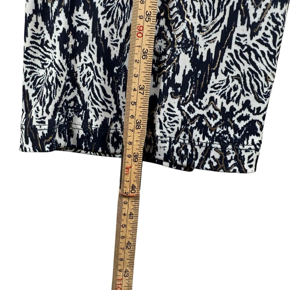 Iman Wide Leg Palazzo Boho Print Pants Stretch Jersey Knit Flowy Lounge | XS - Picture 7 of 7